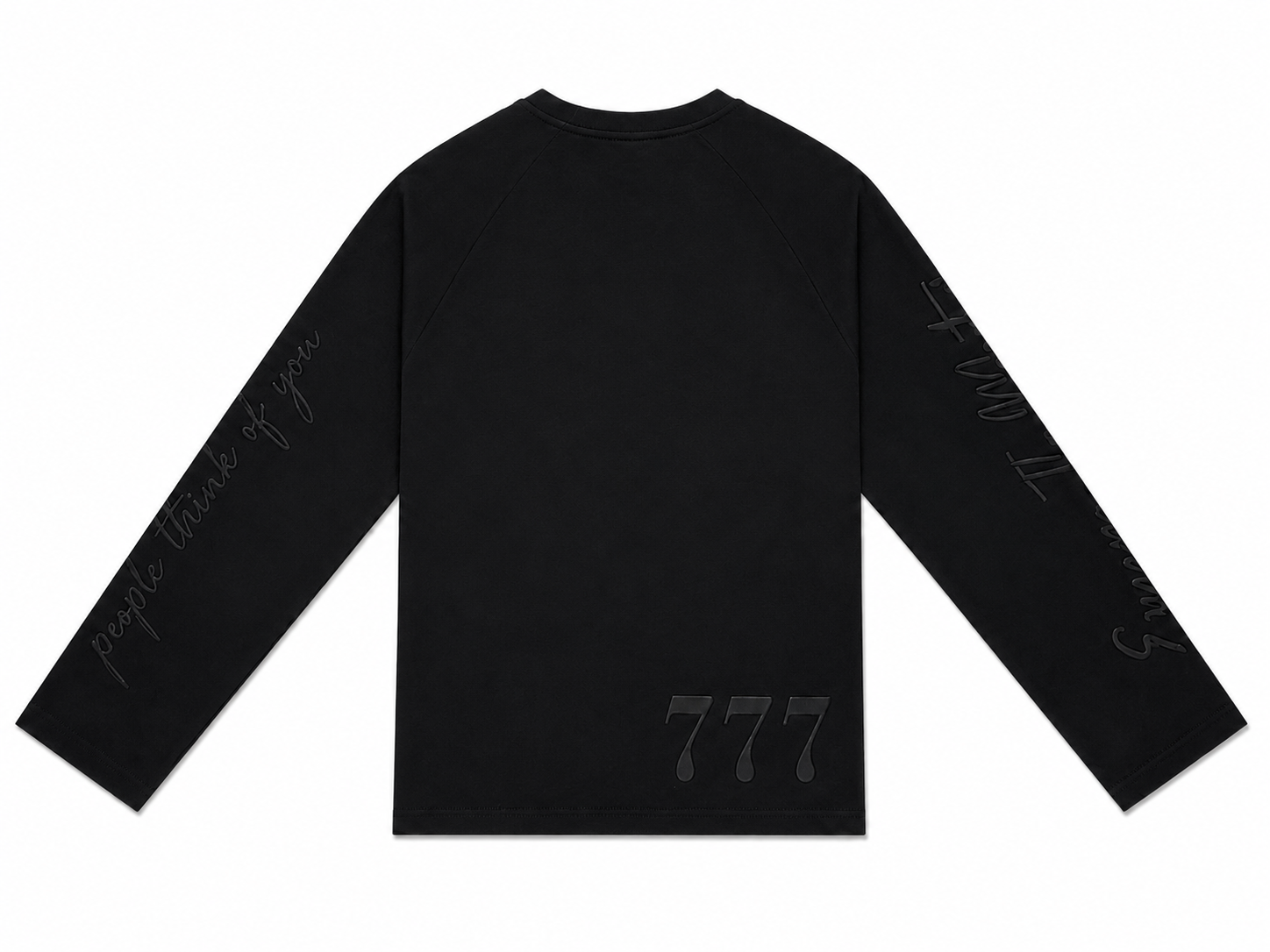 Black on black long sleeve