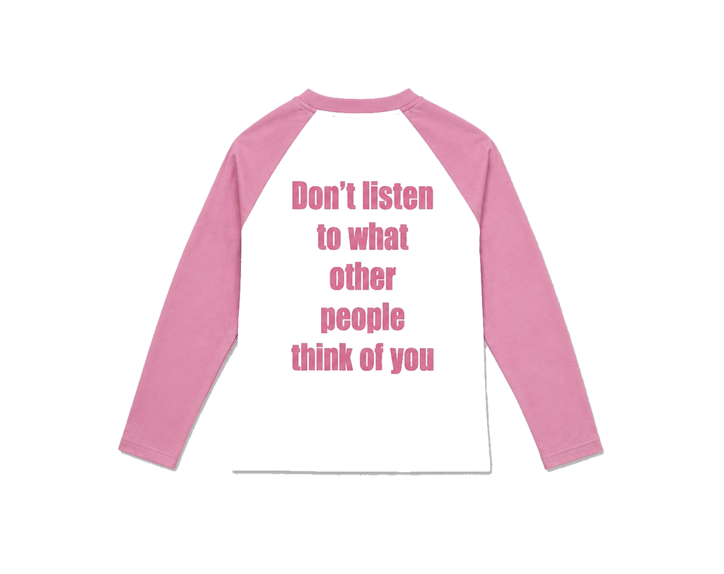 Pink and white long sleeve