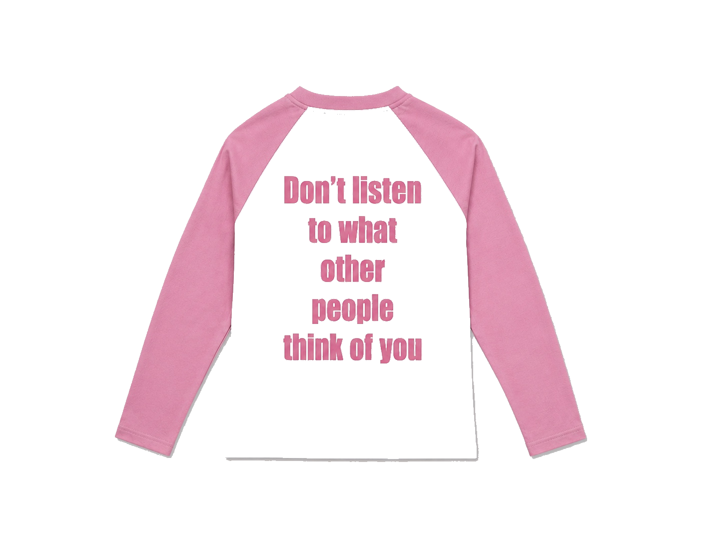 Pink and white long sleeve