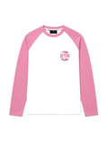 Pink and white long sleeve